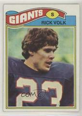 Rick Volk Football Cards 1977 Topps Prices