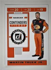 Martin Truex Jr. #C1 Racing Cards 2020 Panini Donruss Nascar Contenders Prices
