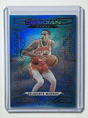 Dejounte Murray [Blue Flood] #102 Basketball Cards 2022 Panini Obsidian Prices