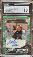 Jabari Smith Jr. [Green Wave] #ROA-JSJ Basketball Cards 2022 Panini Donruss Optic Rookie Autographs Prices