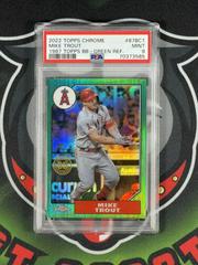 Mike Trout [Green] Baseball Cards 2022 Topps Chrome 1987 Prices