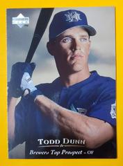 Todd Dunn Baseball Cards 1994 Upper Deck Top Prospects Prices