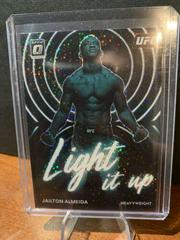 Jailton Almeida [White Sparkle] #9 Ufc Cards 2023 Panini Donruss Optic UFC Light It Up Prices