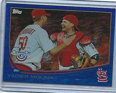 Yadier Molina [Blue] Baseball Cards 2013 Topps Opening Day Prices