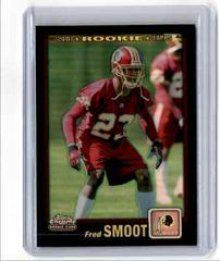 Fred Smoot [Black Refractor] #310 Football Cards 2001 Topps Chrome Prices