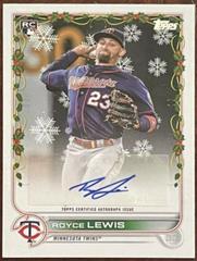 Royce Lewis #WHA-RL Baseball Cards 2022 Topps Holiday Autographs Prices