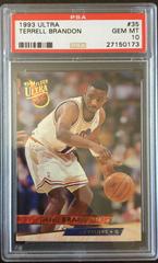 Terrell Brandon #35 Basketball Cards 1993 Ultra Prices