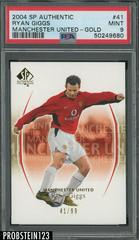 Ryan Giggs [Gold] Soccer Cards 2004 SP Authentic Manchester United Prices