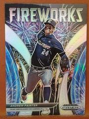 Andrew Painter [Silver Prizm] Baseball Cards 2021 Panini Prizm Draft Picks Fireworks Prices