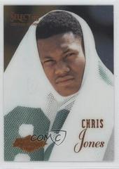 Chris T. Jones #113 Football Cards 1995 Panini Select Certified Prices