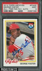 George Foster #FFAGF Baseball Cards 2012 Topps Archives Fan Favorite Autographs Prices
