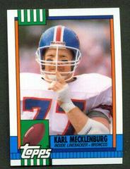 Karl Mecklenburg #35 Football Cards 1990 Topps Tiffany Prices