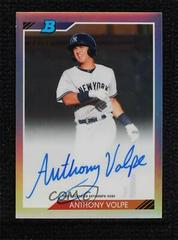 Anthony Volpe [Blue Refractor] #VOL Baseball Cards 2020 Bowman Heritage Chrome Prospects Prices
