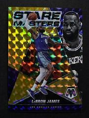 LeBron James [Gold] Basketball Cards 2021 Panini Mosaic Stare Masters Prices
