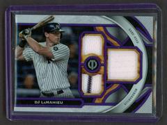 DJ LeMahieu [Purple] #TR-DL Baseball Cards 2023 Topps Tribute Triple Relics Prices