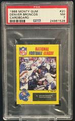 Denver Broncos [Sticker] #20 Football Cards 1988 Monty Gum Prices