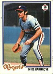 Mike Hargrove #172 Baseball Cards 1978 Topps Prices