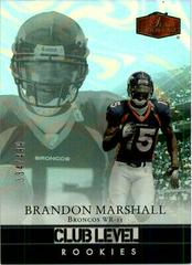 Brandon Marshall #156 Football Cards 2006 Flair Showcase Prices
