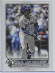 Julio Rodriguez [Clear] Baseball Cards 2022 Topps Update Prices