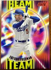 Freddie Freeman [Red] Baseball Cards 2022 Stadium Club Beam Team Prices