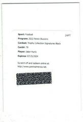 Jalen Hurts [Signature Black] #79 Football Cards 2022 Panini Illusions Prices