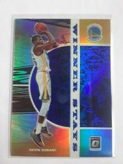 Kevin Durant [Blue] #18 Basketball Cards 2019 Panini Donruss Optic Winner Stays Prices