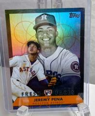 Jeremy Pena [Black] Baseball Cards 2022 Topps Fresh Faces Prices