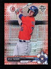 Kyle Tucker [Red Holiday Sweater] Baseball Cards 2017 Topps Holiday Bowman Prices