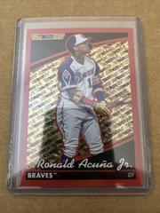 Ronald Acuna Jr. [Red] #BG-4 Baseball Cards 2022 Topps Update Black Gold Prices
