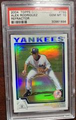 Alex Rodriguez [Refractor] Baseball Cards 2004 Topps Chrome Traded Prices