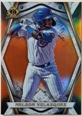 Nelson Velazquez [Orange] #BI-22 Baseball Cards 2022 Bowman Chrome Invicta Prices