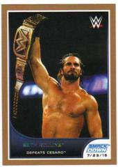 Seth Rollins [Bronze] Wrestling Cards 2016 Topps WWE Road to Wrestlemania Prices