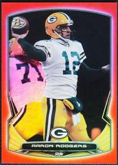 Aaron Rodgers [Rainbow Foil Red] Football Cards 2014 Bowman Prices