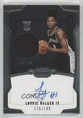 Lonnie Walker IV [Autograph Jersey] #154 Basketball Cards 2018 Panini Dominion Prices
