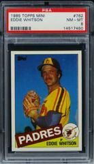 Eddie Whitson #762 Baseball Cards 1985 Topps Mini Prices