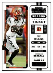 Tee Higgins #19 Football Cards 2022 Panini Contenders Prices
