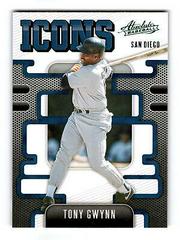 Tony Gwynn [Green] #I-12 Baseball Cards 2021 Panini Absolute Icons Prices
