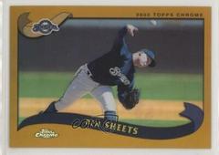Ben Sheets [Gold Refractor] #505 Baseball Cards 2002 Topps Chrome Prices