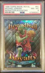 Michael Jordan [Refractor, w/Coating] #R1 Basketball Cards 1998 Topps Roundball Royalty Prices