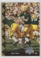 Bart Starr [Gold] Football Cards 1993 Upper Deck NFL Experience Prices