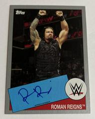 Roman Reigns [Silver] Wrestling Cards 2015 Topps Heritage WWE Autographs Prices