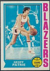 Geoff Patrie Basketball Cards 1974 Topps Prices