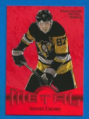 Sidney Crosby [Precious Metal Gems Red] #105 Hockey Cards 2022 Skybox Metal Universe Prices