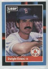 Dwight Evans #171 Baseball Cards 1988 Leaf Prices