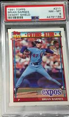 Brian Barnes #211 Baseball Cards 1991 Topps Desert Shield Prices