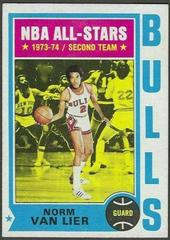 Norm Van Lier Basketball Cards 1974 Topps Prices