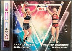 Amanda Nunes, Valentina Shevchenko [Press Proof Purple] #3 Ufc Cards 2022 Panini Donruss UFC Duos Prices