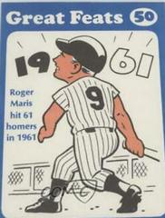Roger Maris [Blue Border] #50 Baseball Cards 1972 Laughlin Great Feats Prices