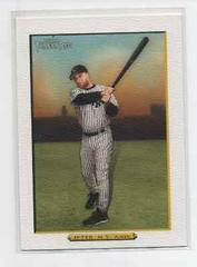 Derek Jeter [White Blue Sky] #230 Baseball Cards 2005 Topps Turkey Red Prices