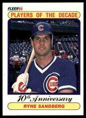 Ryne Sandberg #625 Baseball Cards 1990 Fleer Canadian Prices